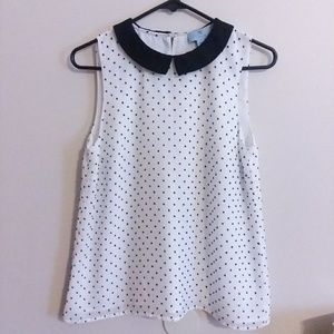 Mod Sleeveless Blouse